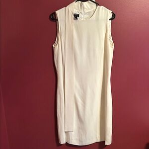 Vintage Juliana Collezione Cream Color Sleeveless Dress